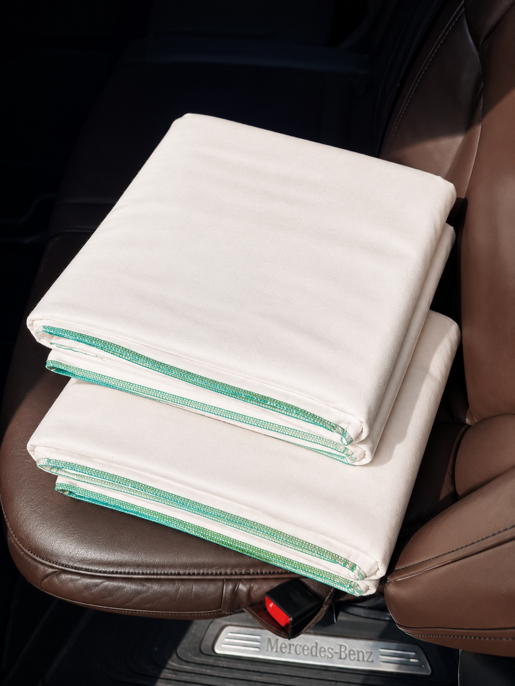 Lot de 2 housses de couette écru 220x200 cm – 70% coton